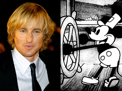 Mickey Mouse, Owen WIlson Mickey Mouse, Owen WIlson